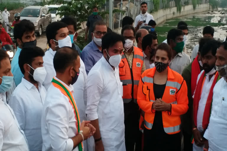 kishan reddy jeedimetla tour