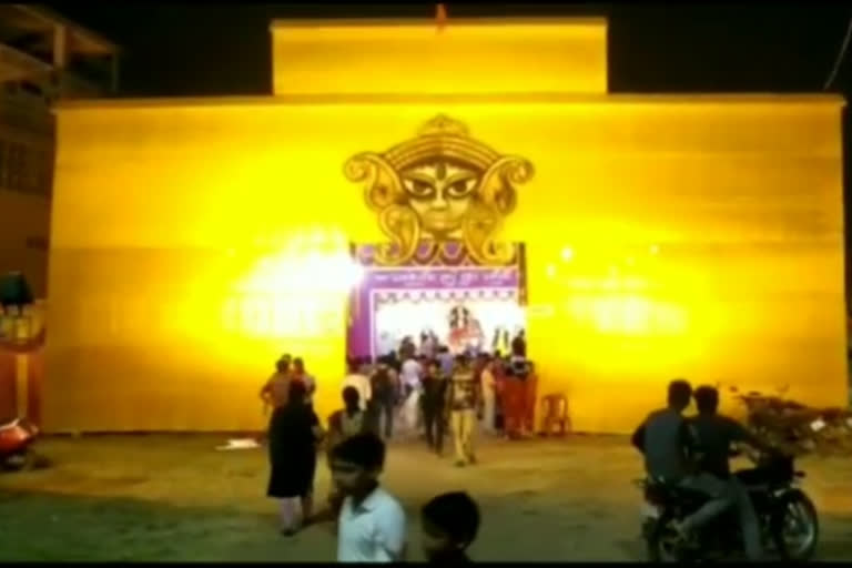 durga puja celebration in koderma