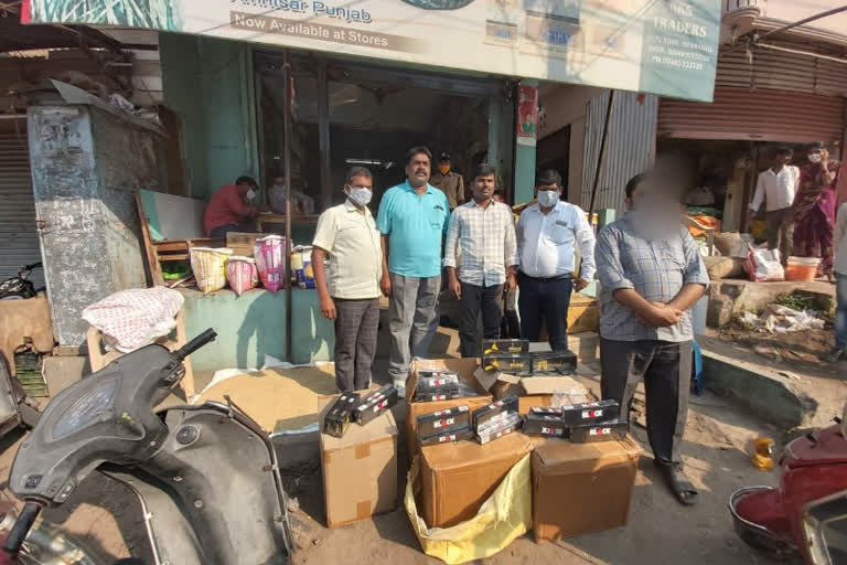 taskforce police seized gutka in nizamabad