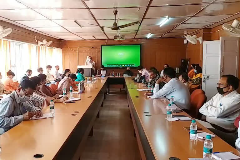 DIET Review meeting in Mandi