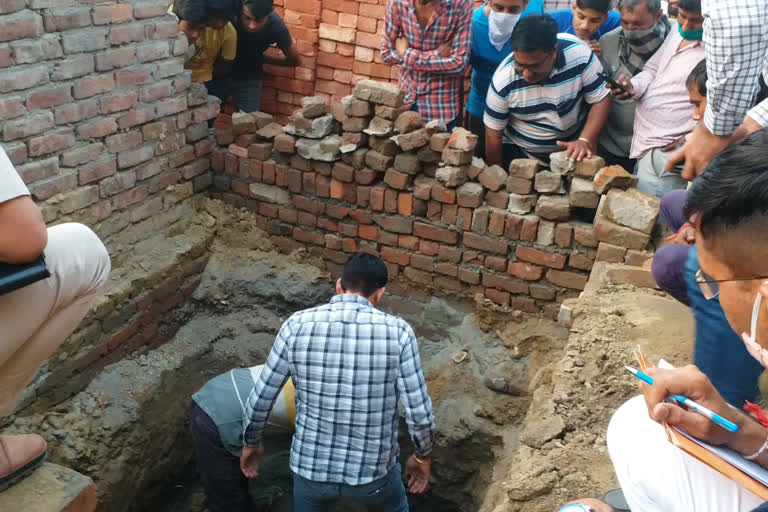 Skeleton found while digging for toilet in house in panipat