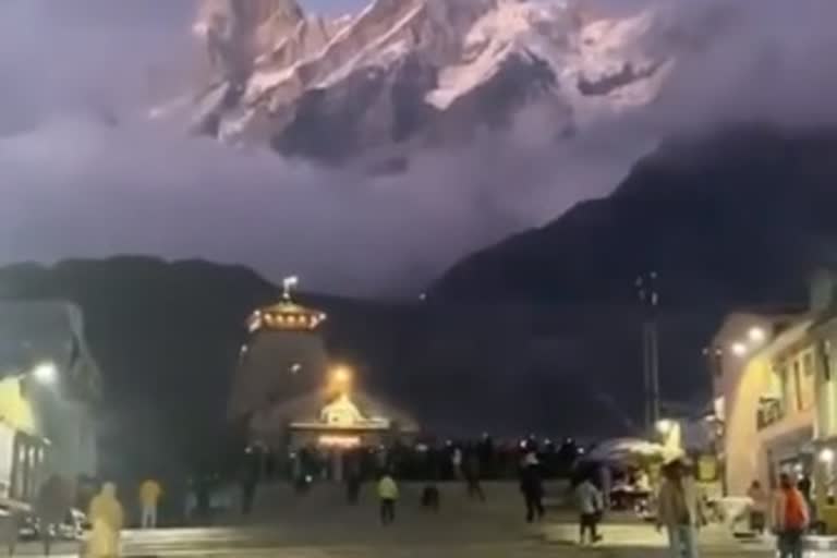 wonderful view of Kedarnath