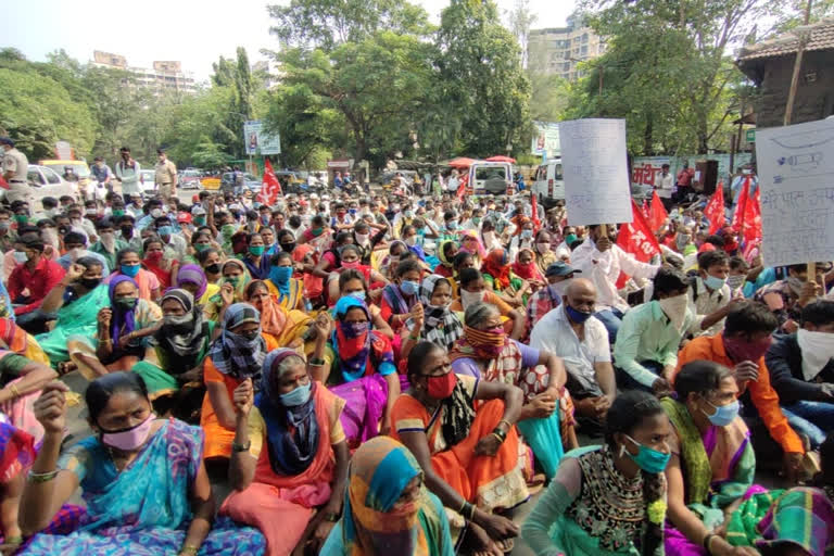 Tribal Morcha against Forest Department