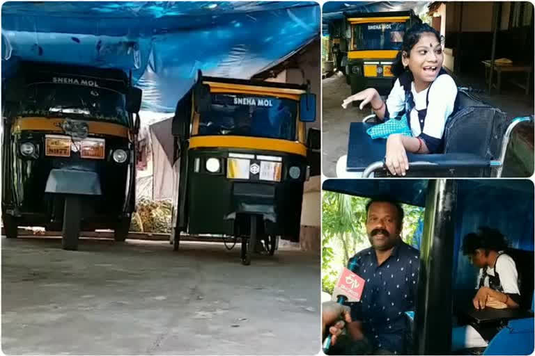 Father designs lifelike autorickshaw for daughter ailing with cerebral palsy