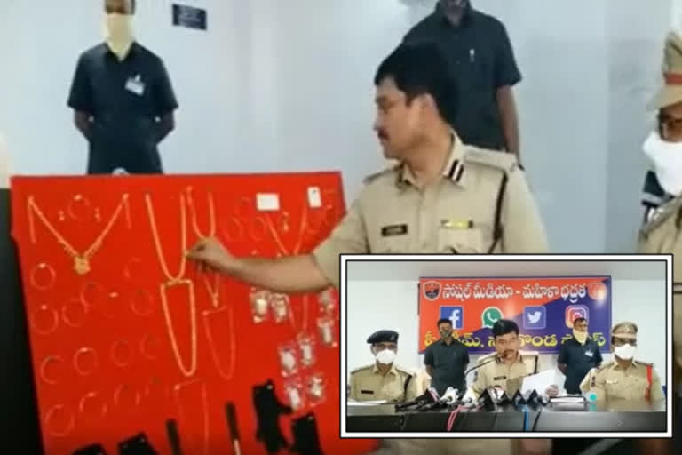 nalgonda two town police arrested inter state thieves gang