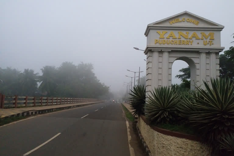 snow flowing in yanam east godavari district