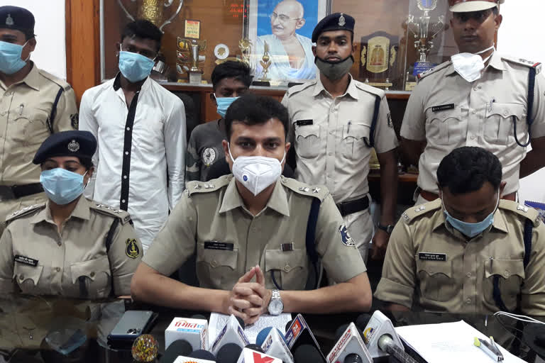 accused arrested for robbery with Businessman in Bilaspur