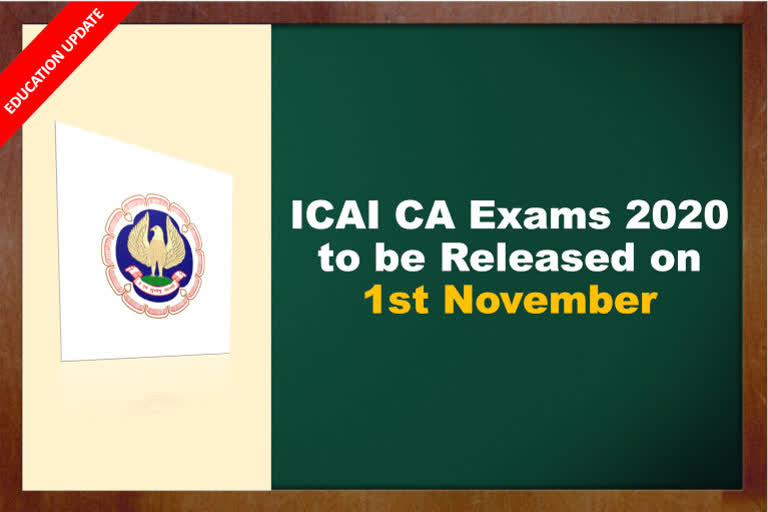 ICAI CA exams 2020 admit cards to be released November 1