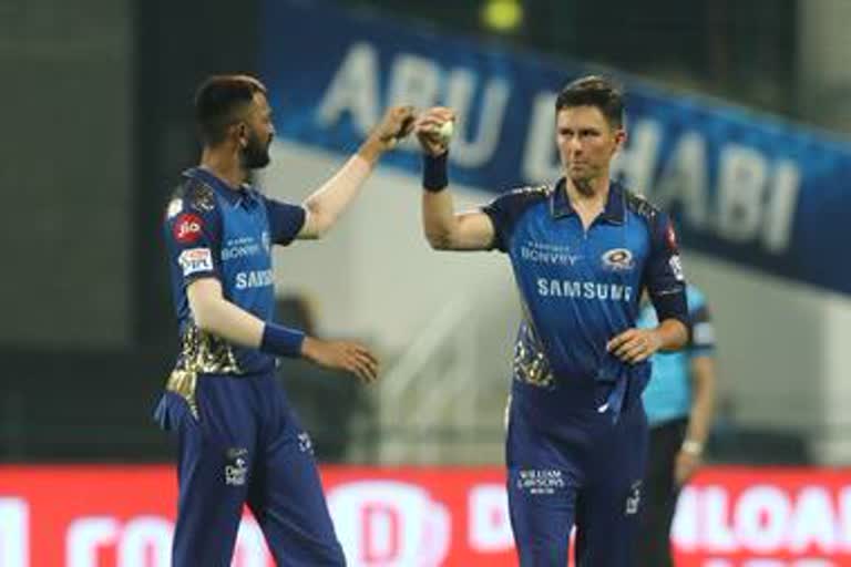 trent boult on CSK vs MI