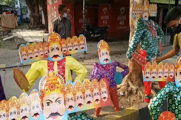 Ravana in Indore markets