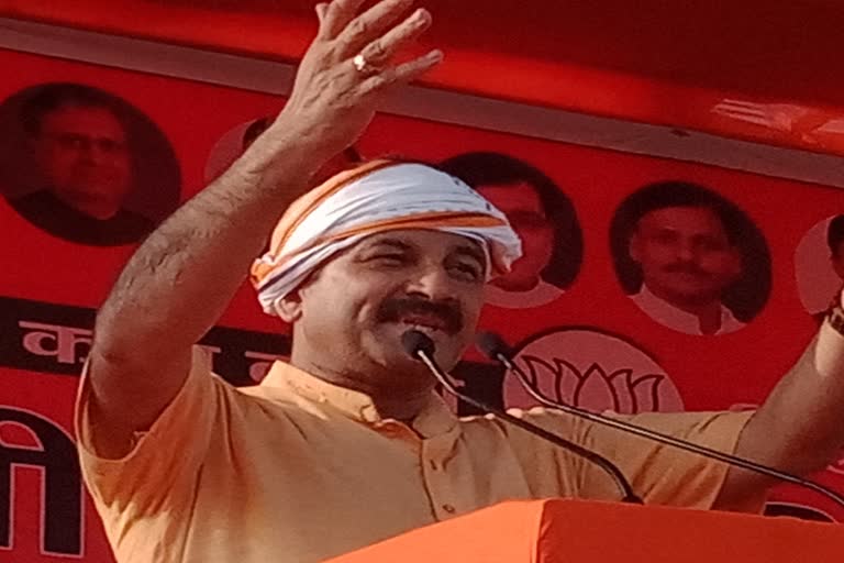 Manoj Tiwari rally