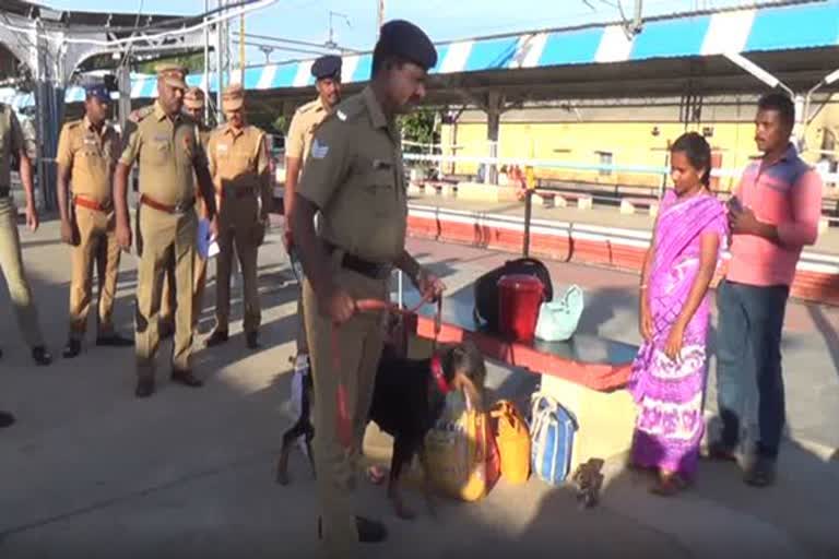 சென்ட்ரல் ரயில் நிலையத்தில் கூட்டு பாதுகாப்பு ஒத்திகை