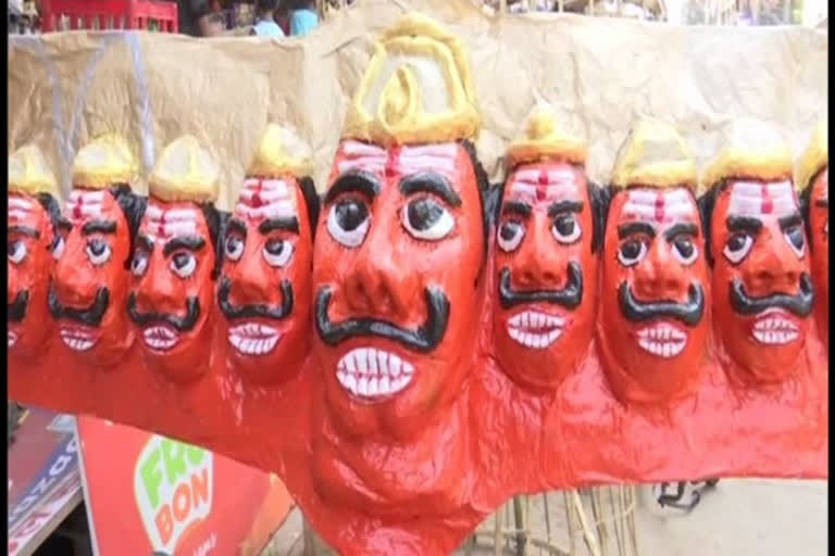 Dusshera: Ravan effigy makers unhappy with drop in sale amid Covid-19