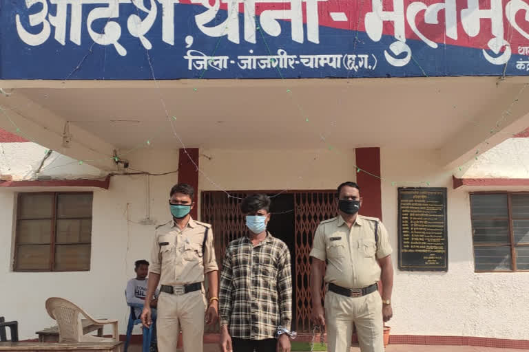 accused arrested for attempting to steal at an ATM in Janjgir Champa