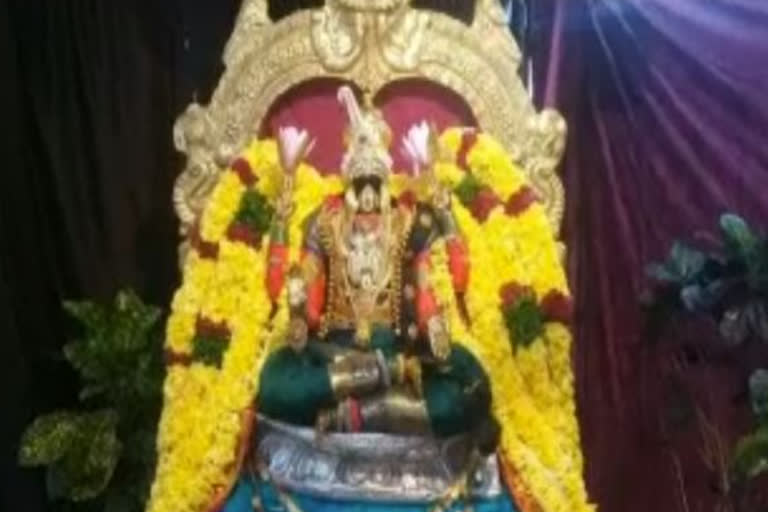 Devi Navaratri celebrations in Bhadradri Temple