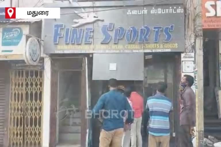 fire-accident-at-sports-chop-in-madurai