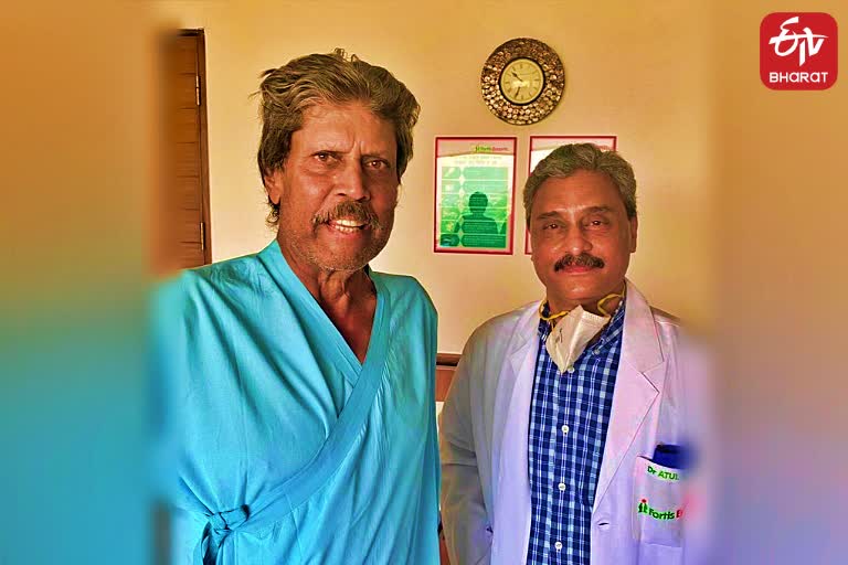 former indian cricketer kapil dev discharged from hospital after angioplasty