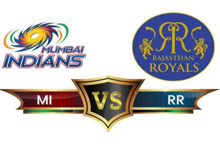 mi vs rr match update