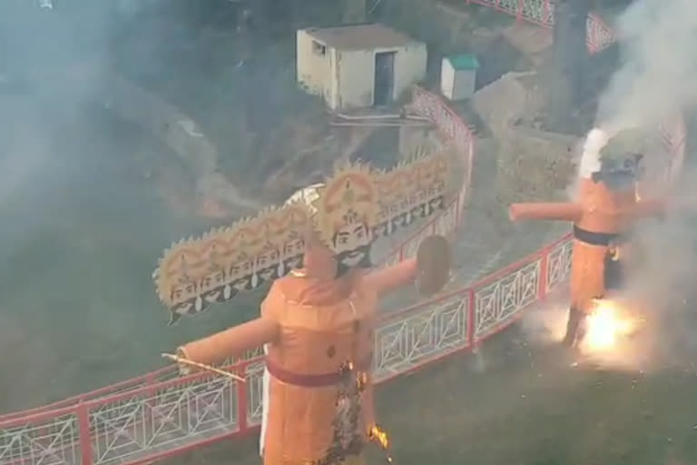 Dussehra celebrated in Jakhu temple of Shimla