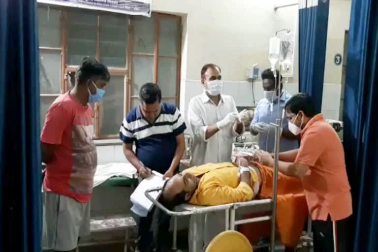 बहरोड़ न्यूज, young man shot in behror