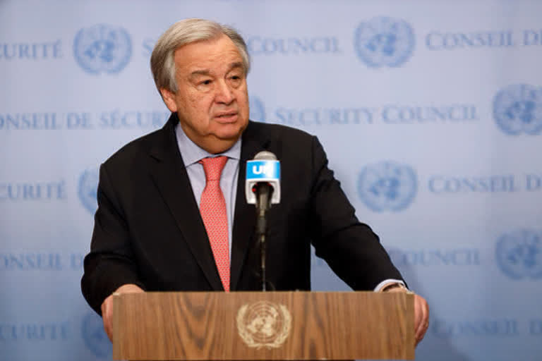 UN chief says COVID-19 is 'the greatest crisis of our age'  COVID-19 is 'the greatest crisis of our age  COVID-19 is 'the greatest crisis says UN chief  ഈ യുഗത്തിലെ ഏറ്റവും വലിയ പ്രതിസന്ധിയാണ് കൊവിഡ്‌;  ഏറ്റവും വലിയ പ്രതിസന്ധിയാണ് കൊവിഡെന്ന് യുഎൻ സെക്രട്ടറി  ലോകാരോഗ്യ ഉച്ചകോടിയുടെ ഓൺലൈൻ സെഷൻ  യുഎൻ സെക്രട്ടറി നറല്‍ അന്‍റോണിയോ ഗുട്ടറസ്