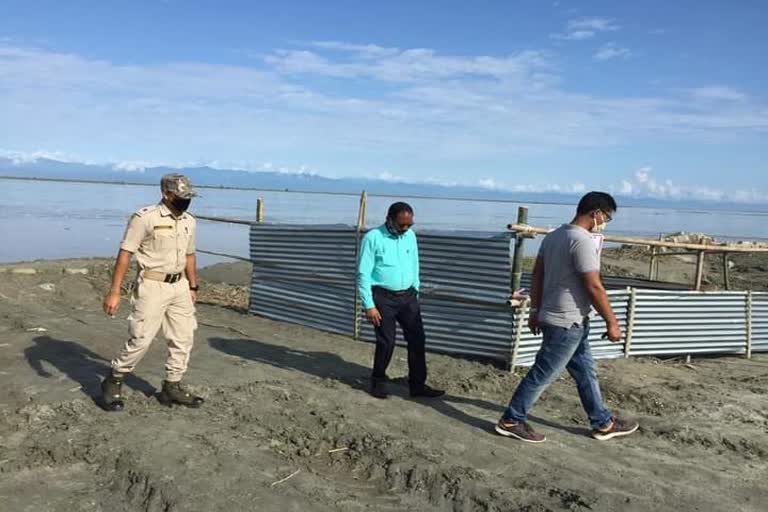 Minister Sanjay Kishan visited Brahmaputra ghat in Dibrugarh