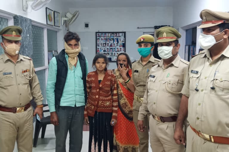 पुलिस ने किशोरी को किया बरामद.