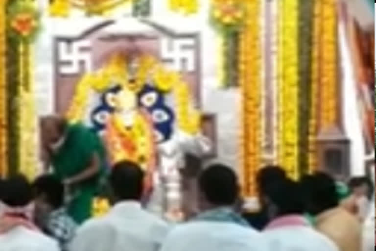 special pujas to the saibaba by the mla vidyasagar rao at korutla in jagityal