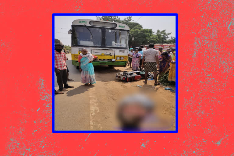 husband and wife died in a road accident at vanipenta kadapa