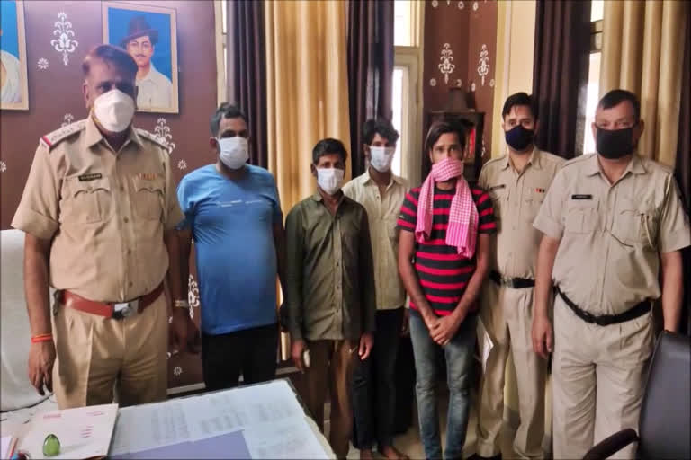 4 accused arrested in the murder of truck driver Dharmendra in palwal