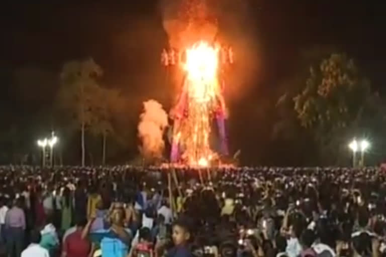 rawan burn on dashera at Dakhin Kamrup