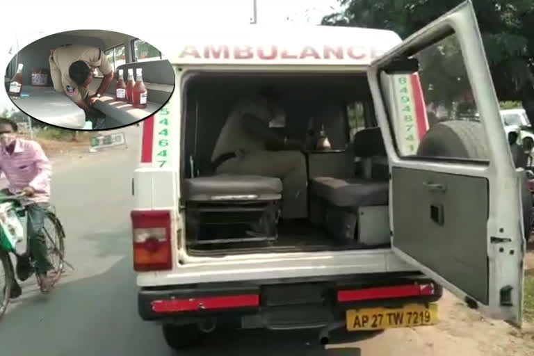 Man arrested for smuggling alcohol in an ambulance