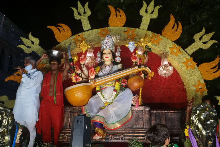 Durgamata Shobhayatra in Nizamabad