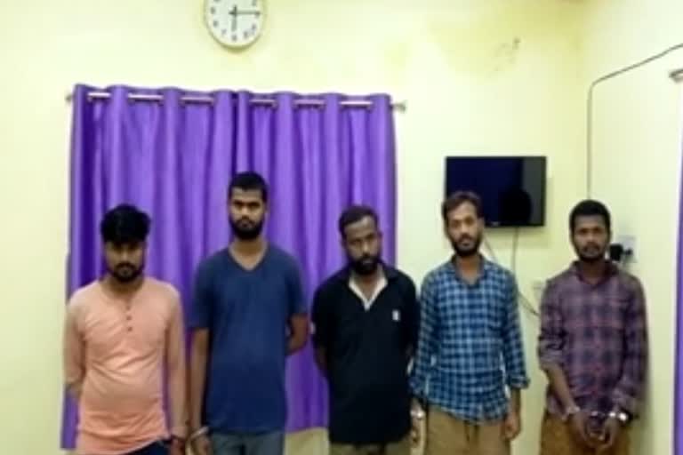 Five robbers arrested in puri