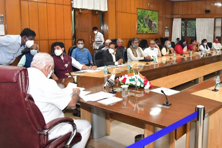 CM BSY  convenes senior officers meeting