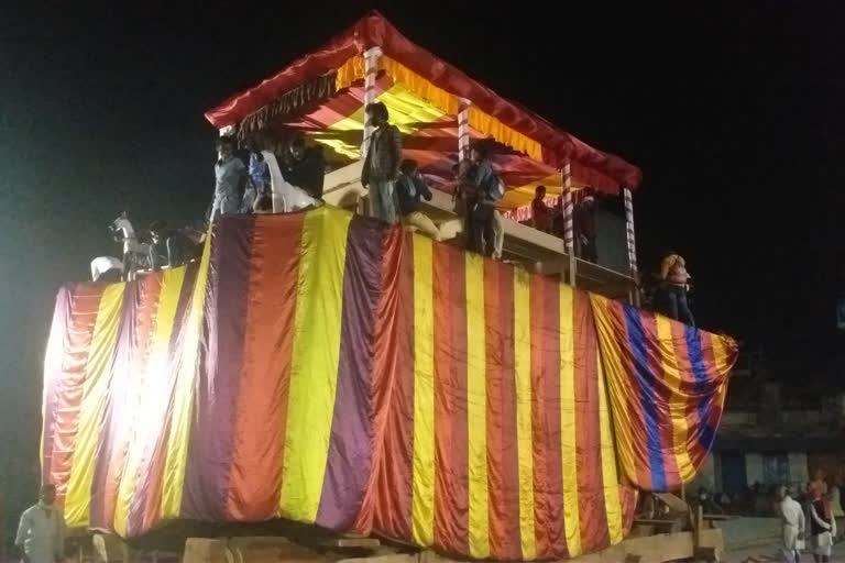 bhitar raini rituals performed late night in bastar dussehra in jagdalpur