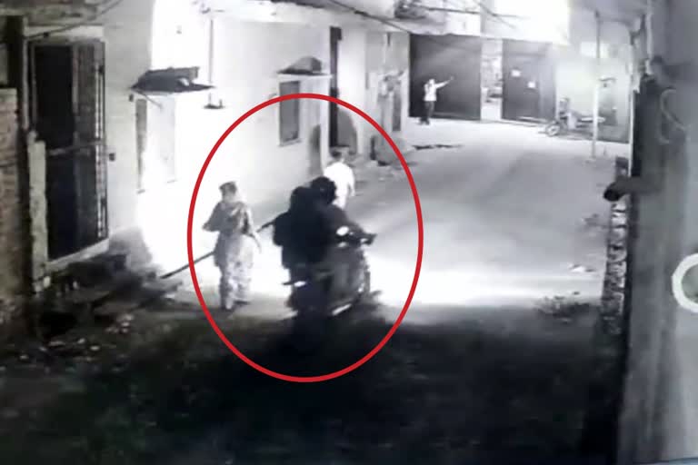 cctv footage released of miscreants attacking with acid on women in panipat