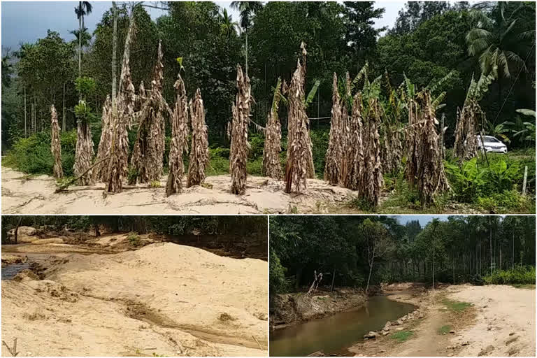 ഇടുക്കിയിൽ കർഷക കോൺഗ്രസ് നേത്യത്വത്തിൽ നിൽപ് സമരം  കർഷക കോൺഗ്രസ് നേത്യത്വത്തിൽ നിൽപ് സമരം  ഭൂമി കൃഷിയോഗ്യമാക്കണമെന്ന ആവശ്യം  അശാസ്‌ത്രീയ പാറഖനനത്തെ തുടർന്ന് ഉരുൾപൊട്ടൽ  karshaka congress did standing strike idukki  karshaka congress standing strike idukki  standing protest in idukki