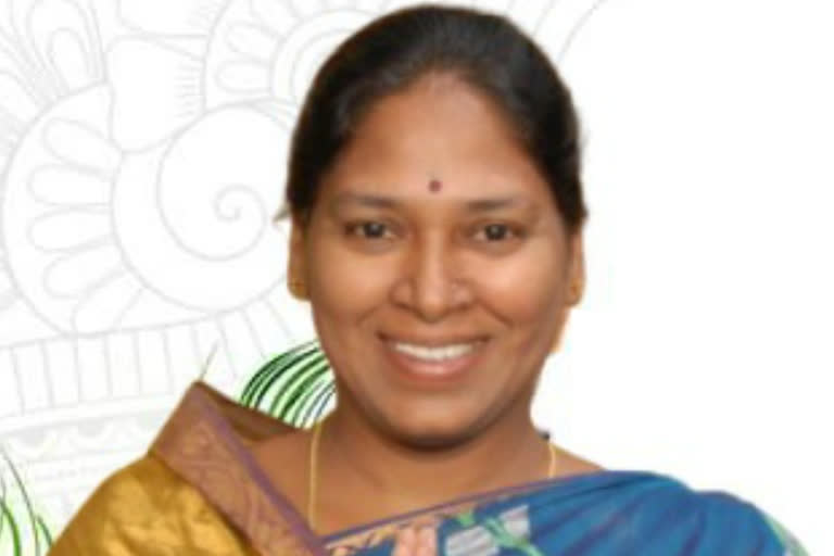 pothula Sunita resigns to the post of MLC