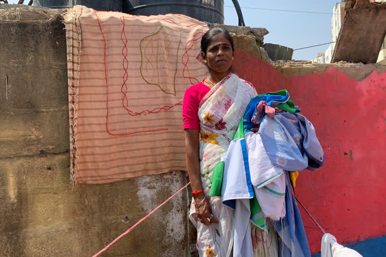 woman forced to live in toilet