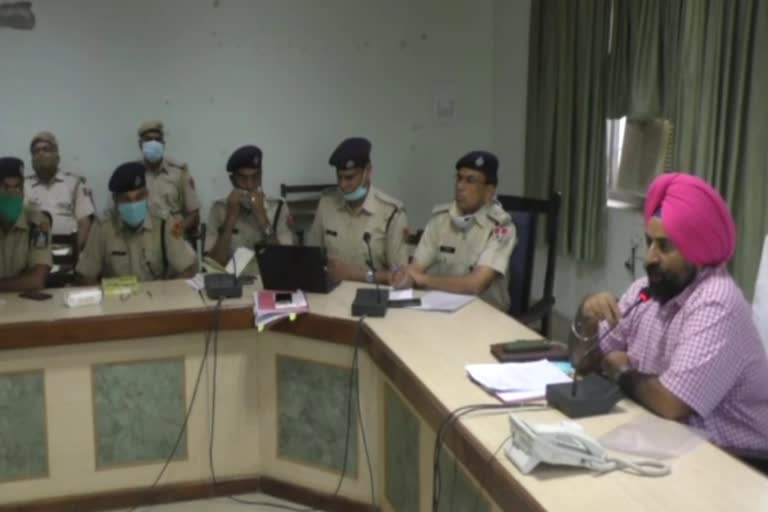 meeting in Bharatpur SP office, child crime in Bharatpur