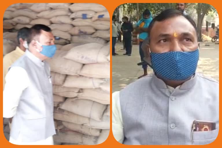 Vinod Pal inspects Govindapuram Grain Market Ghaziabad