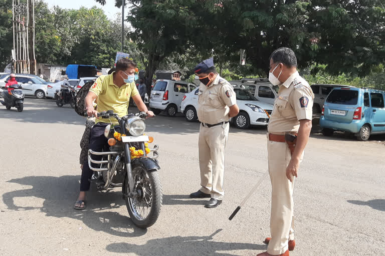 action against 350 people who were hit by the sound of bullets in pimpri at pune