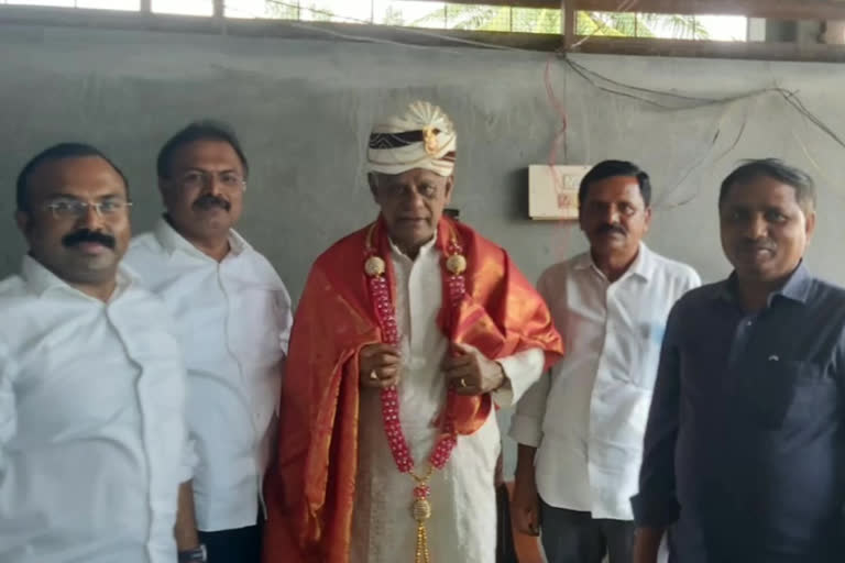 lokayukta chairman at his native place