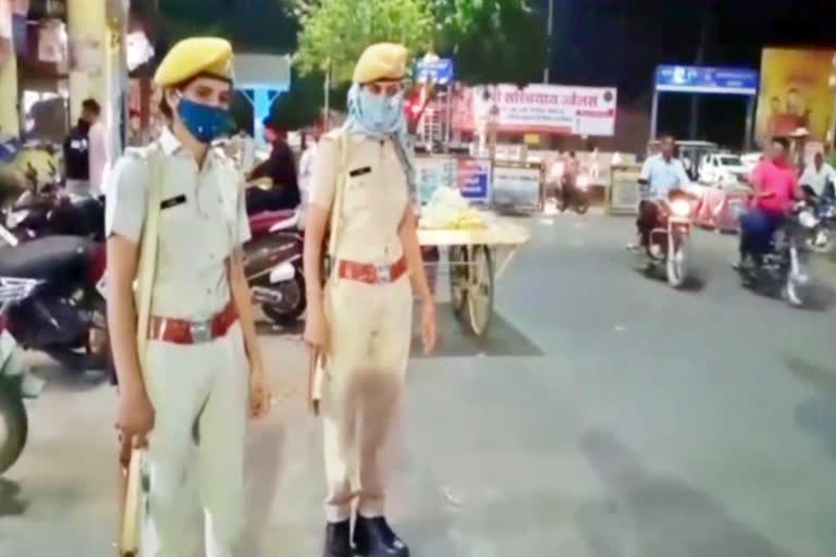 हथियारबंद महिला पुलिसकर्मी तैनात, बाड़मेर न्यूज, barmer news