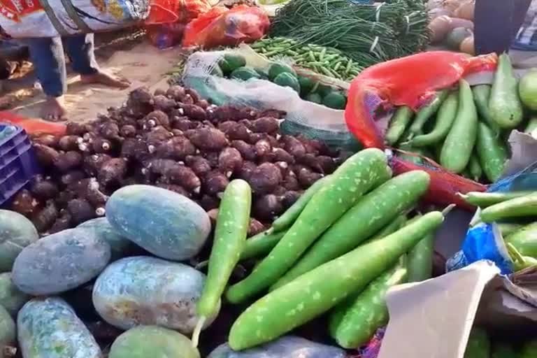 Vegetables price hike in Teok market