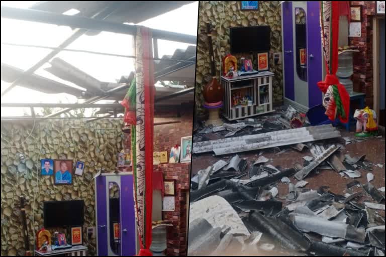 Harikatha artist's house destroyed in Mysore