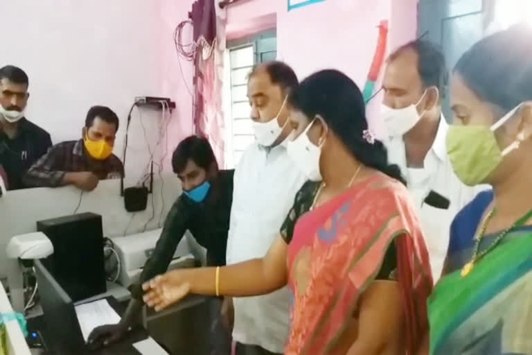 MLA launches Dharani portal at nelakondapalli khammam