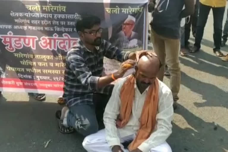 farmers agitation against state government in yavatmal