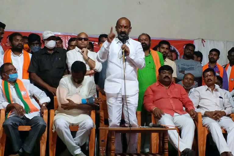 bjp state president bandi sanjay fire on cm kcr in dubbaka